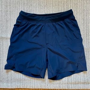 Ten Thousand Men Pro Line Set Short Navy Blue Small 6.5 inch Inseam with Liner
